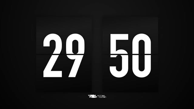 60 Minutes [ 1 Hour ] Countdown Timer Flip Clock ✔️ смотреть онлайн