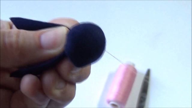 Как сделать носик для игрушки из пуговицы // мастер-класс Toyfabric