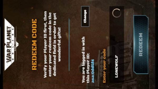 War Planet Online New Gift Code | How to Redeem War Planet Online Code