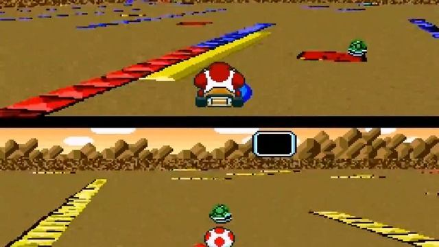 Super Mario Kart - Beta Battle Course 3 смотреть онлайн