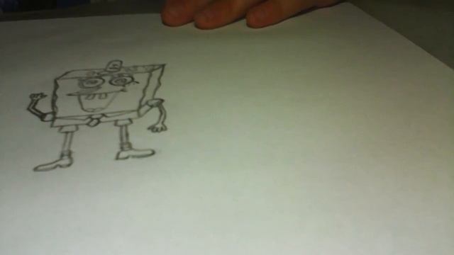 Как нарисовать губку Боба (1 видео) смотреть онлайн