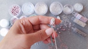 79.Мастер класс брошь цветы мускари с листьями из бархата.