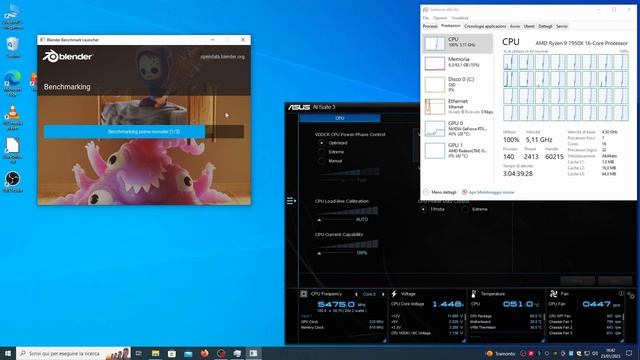 Amd Ryzen 9 7950x Blender benchmark - Ryzen 7950x Blender3D - 7950x pc build - Asus Prime X670-P смотреть онлайн