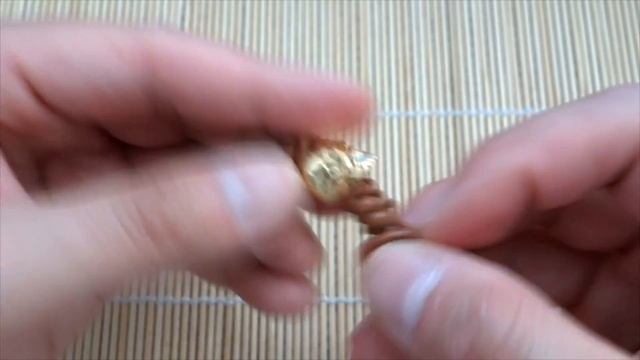 How to Make a Beaded Leather Snake Knot Bracelet Tutorial Quick Cut смотреть онлайн