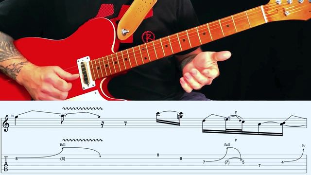 Candle Power (part 2) by Steve Vai - How to play - guitar lesson with tabs смотреть онлайн