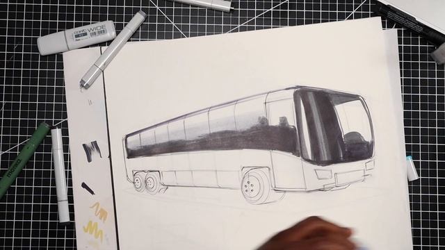 Sketch A Day by Spencer Nugent: The Bus смотреть онлайн