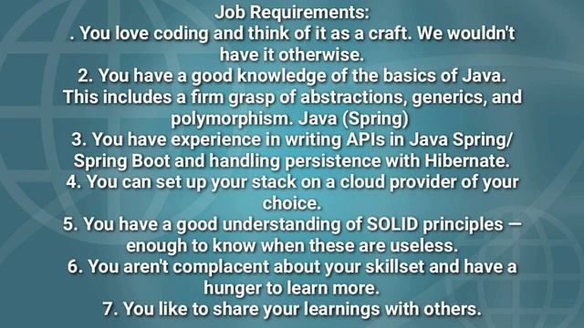 Java Developer | Remote Location?|Experience Candidates смотреть онлайн
