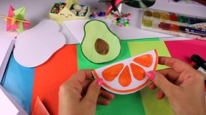 DIY ФРУКТОВЫЕ мини БЛОКНОТИКИ с нуля, без клея / Kawaii канцелярия своими руками