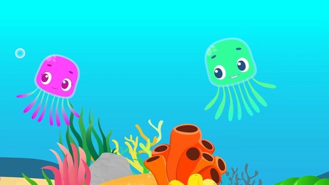 Granny Visits Jelly & Shelly! | Jelly Time! | Jellyfish Animated Show for Kids смотреть онлайн