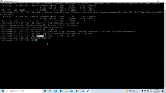 EKS & Kubectl Configuration in AWS смотреть онлайн