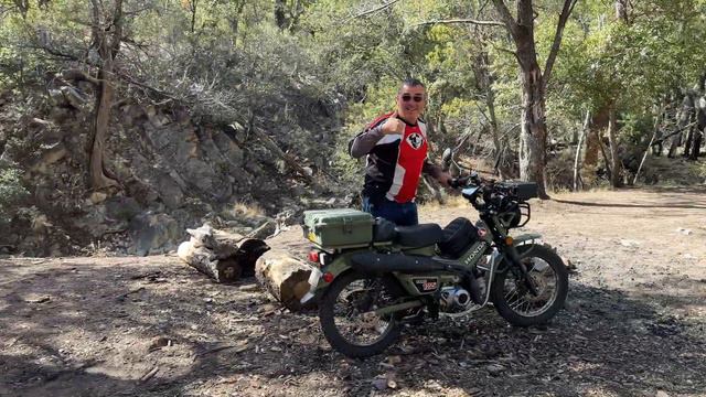 Will a Honda Trail 125 CT125 Go Over A Log? #trail125 #ct125 #honda смотреть онлайн