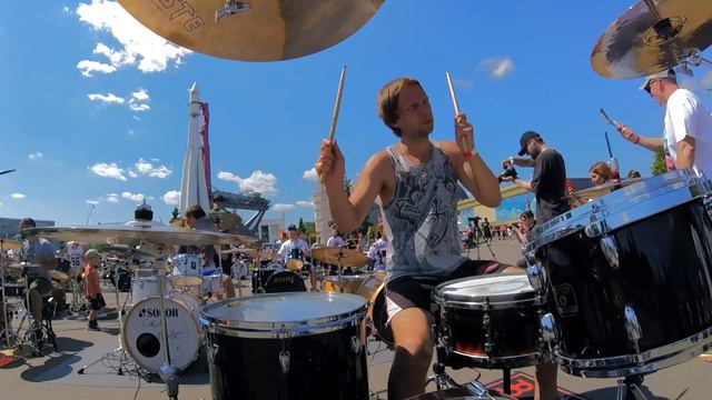 Smattdrum- Evanescence- Bring Me To Live (RockNMob #10) Flashmob Drum Cover