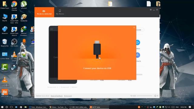 You need to update your device to use MI PC Suite Update your device before connecting смотреть онлайн