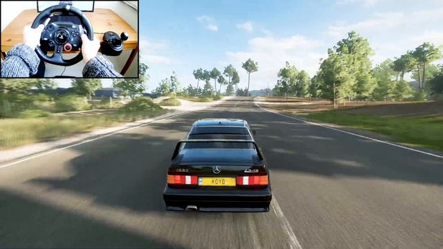 Rebuilding A 1990 Mercedes 190E - Forza Horizon 4 (Logitech G29 + Shifter) GamePlay смотреть онлайн