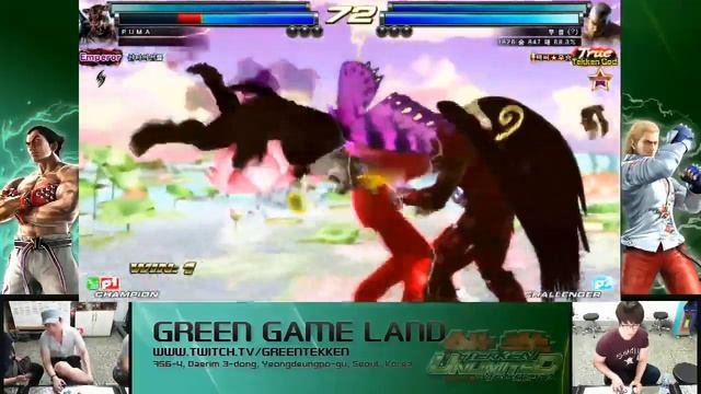 Tekken Tag 2 Unlimited Knee (Devil Jin/Bryan) vs PUMA (King/A. King) смотреть онлайн