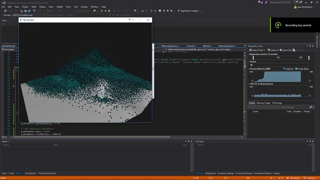 SPH Fluid Simulation CUDA 1 смотреть онлайн