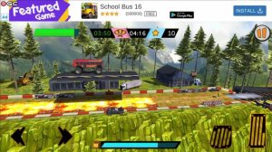 Crazy Monster Bus Stunt Race «Map Forest» 4x4 Monster Truck - Android GamePlay