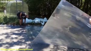 Сборка теплицы  Накрываем теплицу поликарбонатом  Инструкция монтажа теплицы