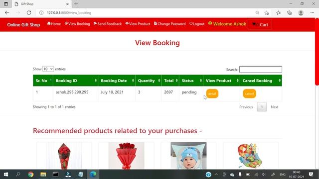 Django Project - Online Gift Shop With Product Recommendation || Python Django Project смотреть онлайн