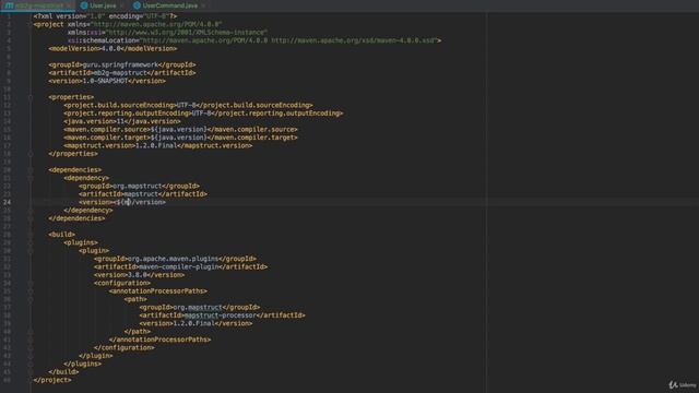 7.9 Generating Java Classes with MapStruct and Maven смотреть онлайн