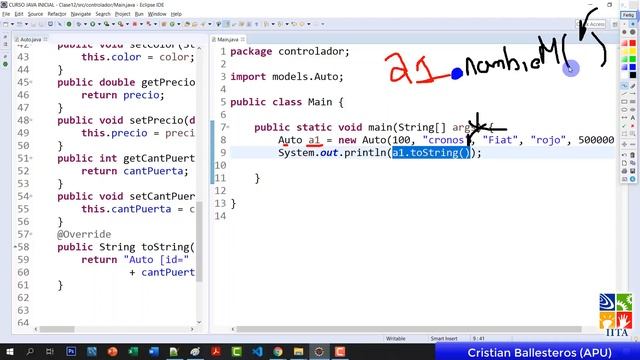 Clases y metodos void return en JAVA aumentar descontar segun un numero par o impar segun marca 3/8 смотреть онлайн