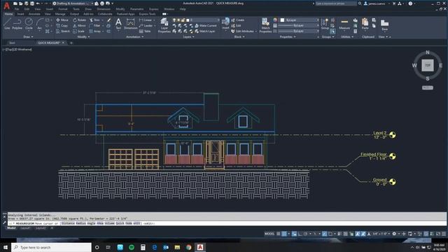 Quick Measure Improvements in AutoCAD 2021 смотреть онлайн