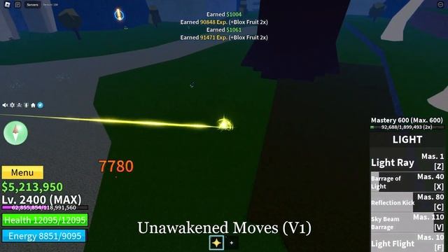 LIGHT V1 & V2 GOT REWORKED! ✨ | Blox Fruits (SHOWCASE) смотреть онлайн