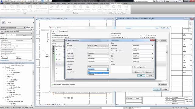 MagiCAD 2015.11 for Revit - Improved Switchboard Schematics смотреть онлайн