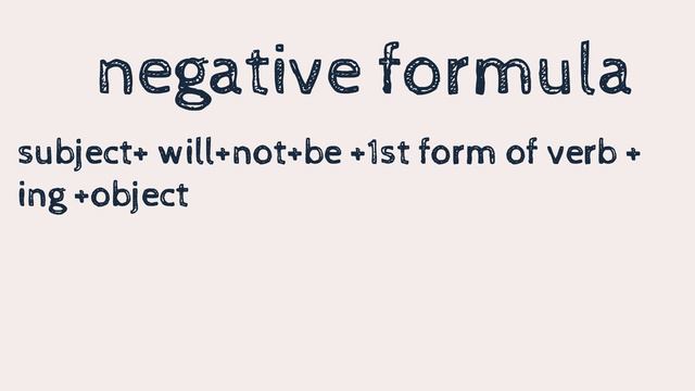future continuous formula смотреть онлайн