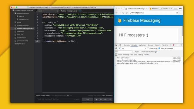 Getting Started with Firebase Cloud Messaging on the Web Firecasts смотреть онлайн