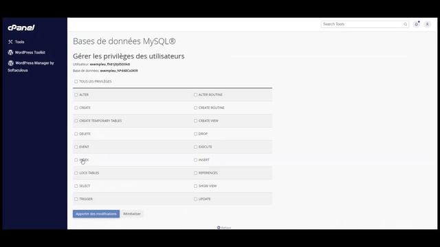 Ajouter un utilisateur à une base de données et ajouter des privilèges смотреть онлайн