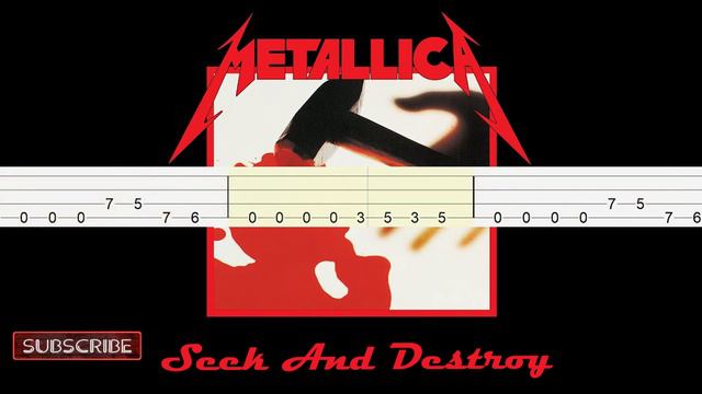 Metallica - Seek And Destroy Bass Tabs смотреть онлайн