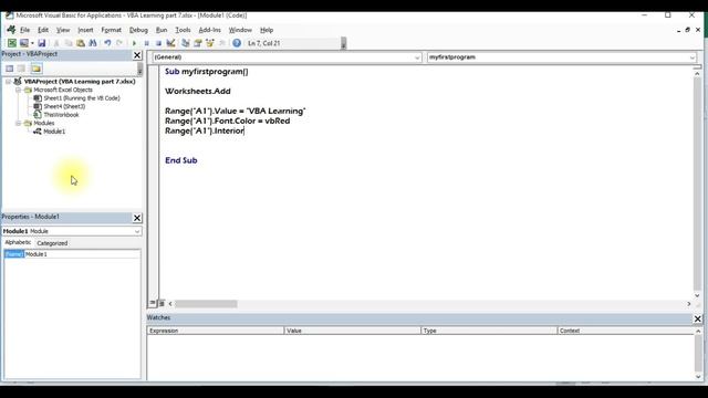 Code layout Modification | Part 7 VBA Learning Series (Hindi) смотреть онлайн