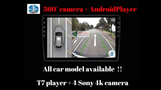 VECARO Sony camera 3D & 2D 2 in 1 Android player смотреть онлайн