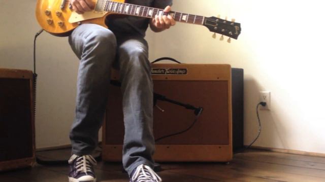 1954 Fender Twin Amp and Gibson R9 1959 PAF Les Paul смотреть онлайн