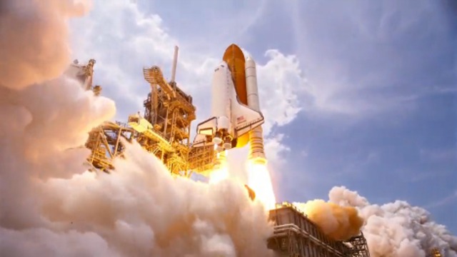Запуск шатла в HD-качестве! смотреть онлайн