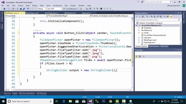 DATA ACCESS FROM FILES, FILE OPEN PICKER AND FILE SAVE PICKER IN WINDOWS STORE APPS (URDU / HINDI) смотреть онлайн