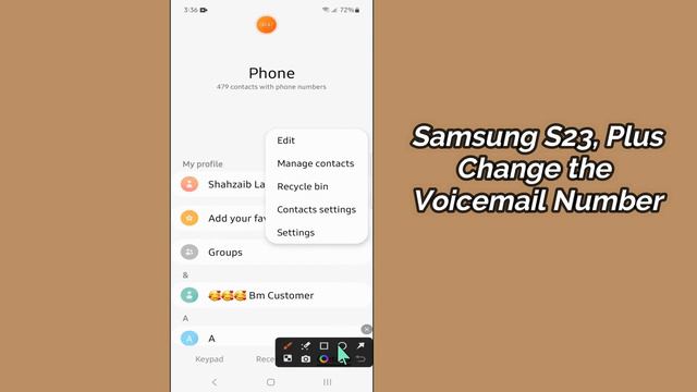 Galaxy S23 / Plus : Change the Voicemail Number смотреть онлайн