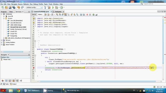 Hướng dẫn kết nối SQL Server với Java смотреть онлайн