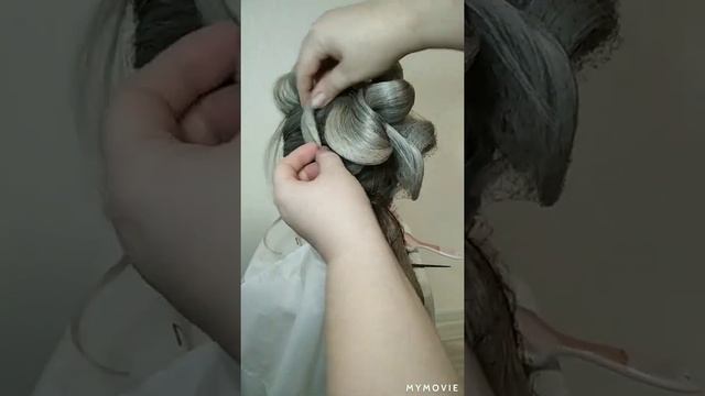 Быстрая причёска с сеточками для волос смотреть онлайн