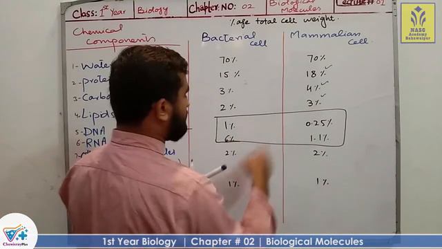 Biological Molecules | Chapter 2 | 1st year Biology | Lec. # 1 смотреть онлайн