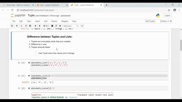 Tuple | Python Tutorial for beginners смотреть онлайн