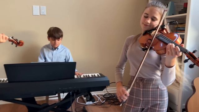 I PLAYED VIOLIN For 6 CUTE PUPPIES 🐶 | Marshmello - Happier | Karolina Protsenko, Martin & Miriam