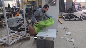 Набивка игрушек _ Набивка подушек _ Набивка матрасов _ Набивочная машина шкурки игрушек (От завода)