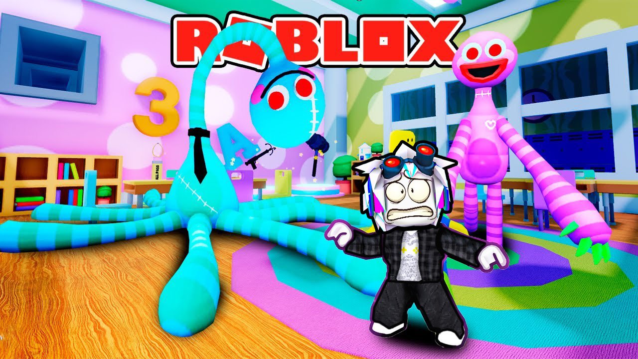 СБЕГАЕМ ИЗ ШКОЛЫ МИСТЕРА ВИГГЛСА! ROBLOX ESCAPE MR WIGGLES SCHOOL смотреть онлайн