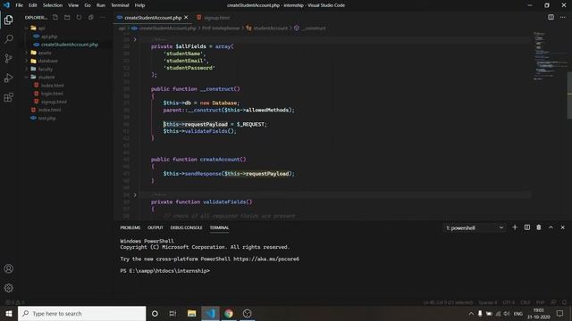 Creating User Account Using API in PHP | Implementing Classes and Objects, Inheritance & constructo смотреть онлайн