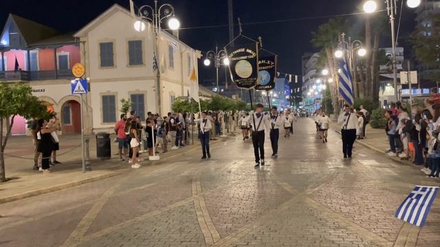 Larnaca Cyprus | National Anniversary of Greek Independence Day | Cyprus 2022 | Oxi day смотреть онлайн