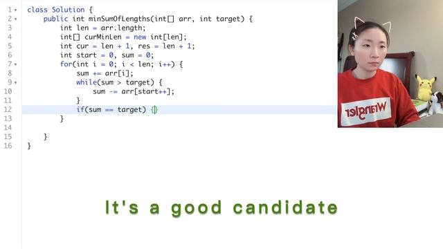 Find Two Non-overlapping Sub-arrays | LeetCode 1477 | Google Interview Question | Java | Stacy смотреть онлайн