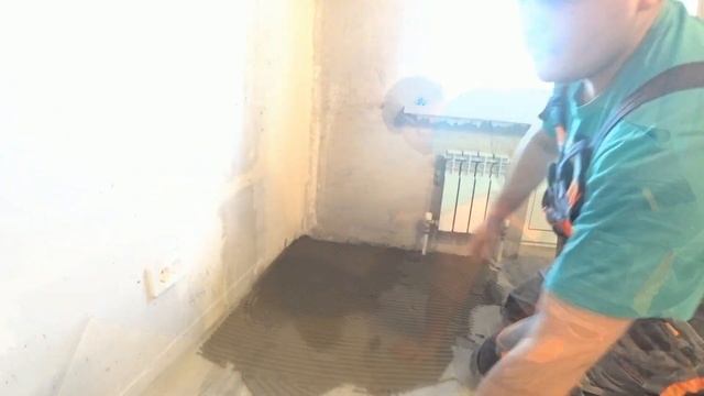СТЯЖКА пола и УКЛАДКА керамогранита с TLS-Profi смотреть онлайн