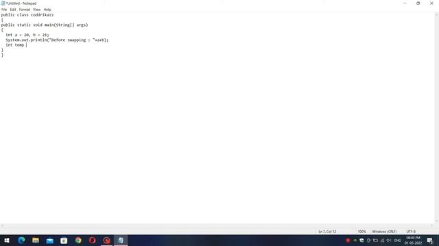 Swap Two Numbers in Java | coddrikaz смотреть онлайн